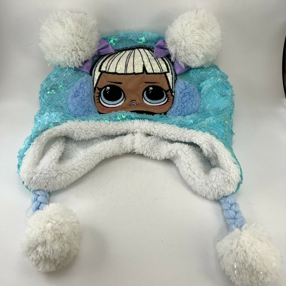 L.O.L Surprise! The Snuggle is Real! Sparkle Pom Poms Hat One Size